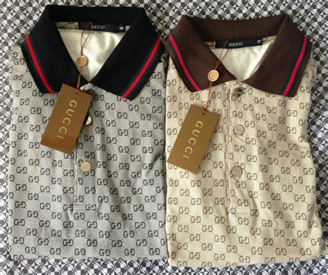 mens gucci polo shirt replica|authentic gucci tag.